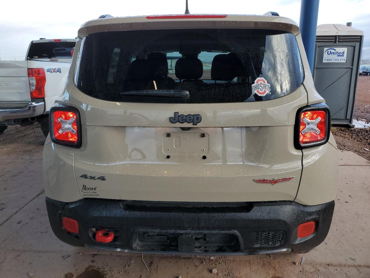 2016 Jeep Renegade VIN ZACCJBCTXGPE04536 Copart auction photo, front end / side damage thumbnail 6