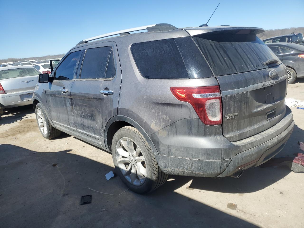 2014 Ford Explorer VIN 1FM5K7D85EGA78535 Copart auction photo, side damage thumbnail 2