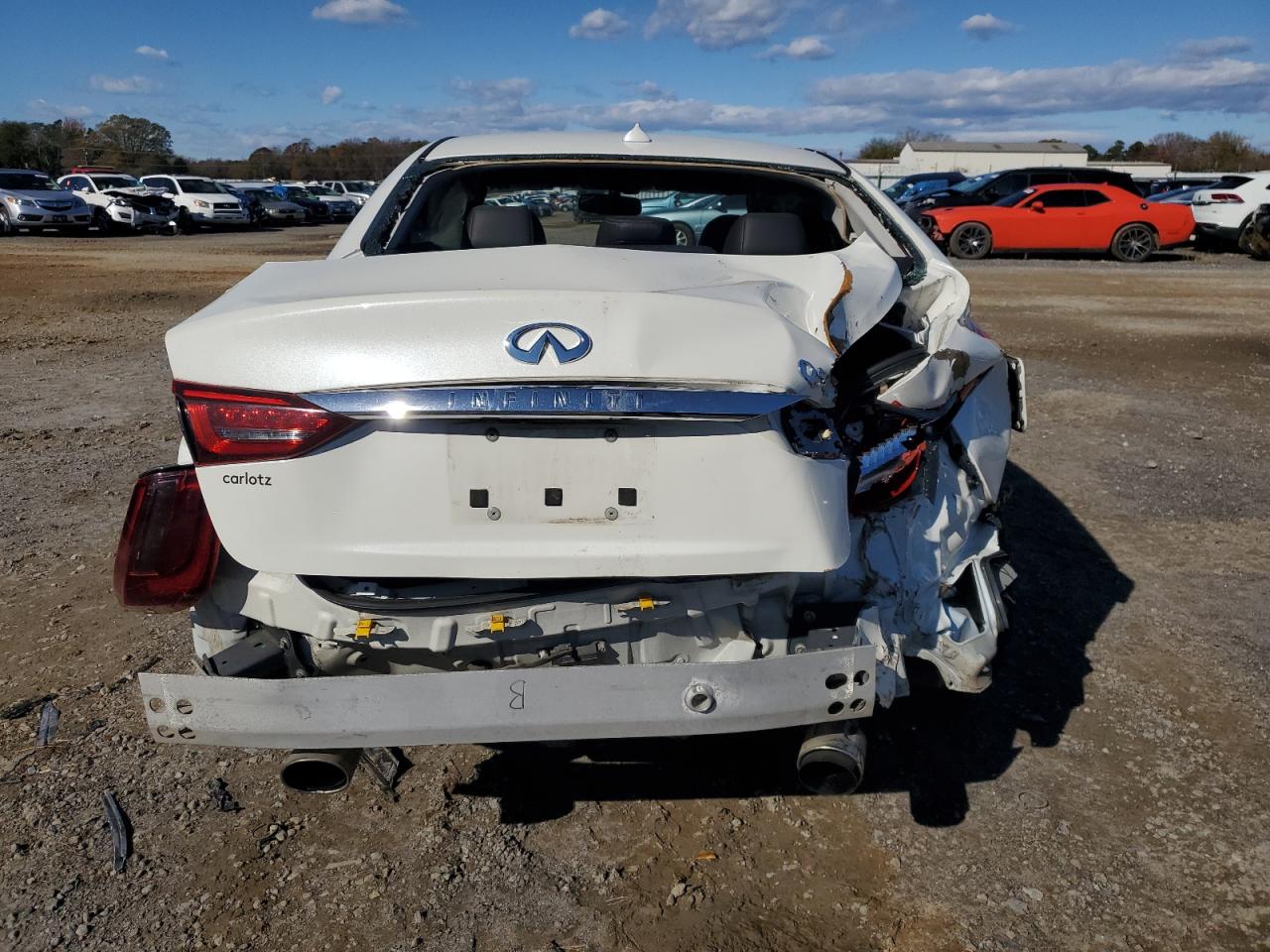 2018 Infiniti Q50 VIN JN1EV7AP4JM358162 Copart auction photo, all over / undercarriage damage thumbnail 6