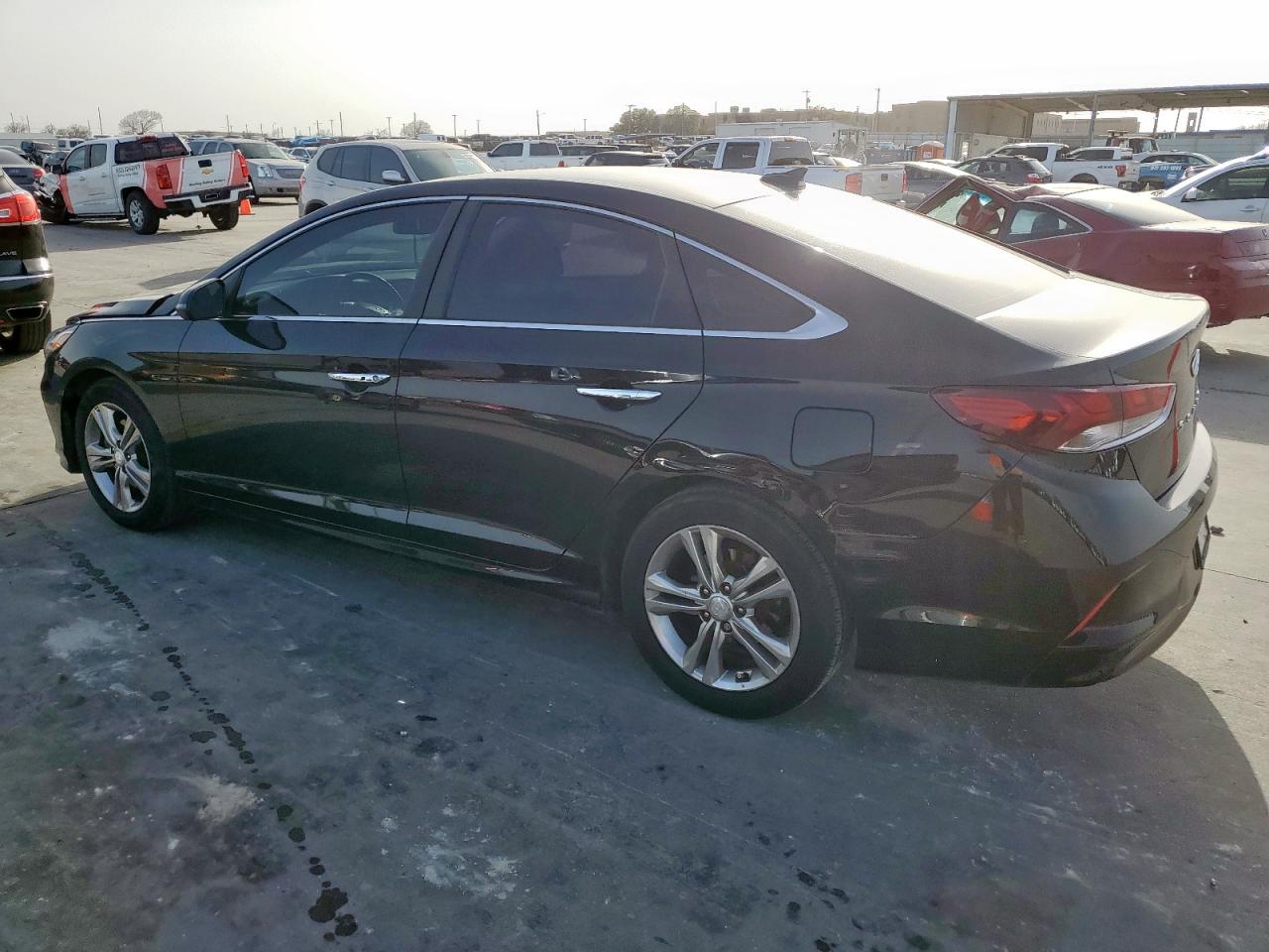 2019 Hyundai Sonata VIN 5NPE34AF5KH753634 Copart auction photo, front end damage thumbnail 2