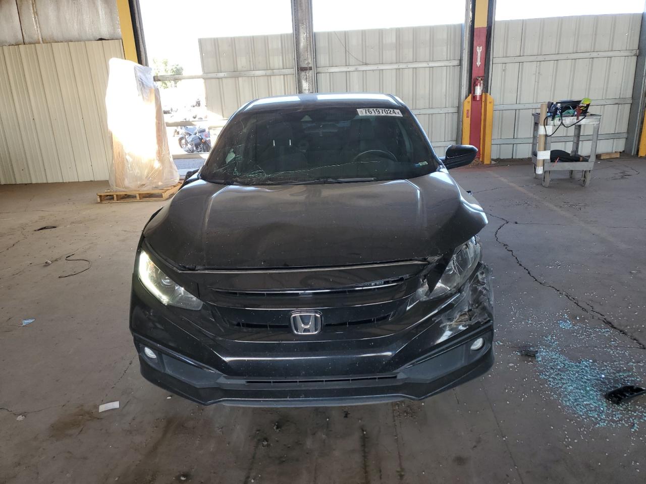 2020 Honda Civic VIN 2HGFC2F80LH579793 Copart auction photo, side / front end damage thumbnail 5