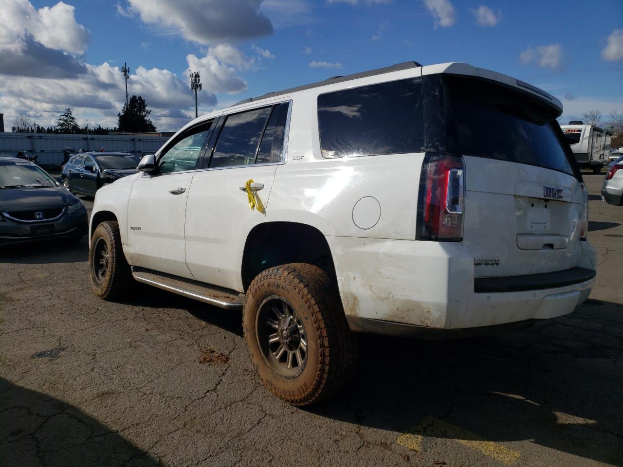 2016 GMC Yukon VIN 1GKS2BKC3GR135473 Copart auction photo, undercarriage / front end damage thumbnail 2