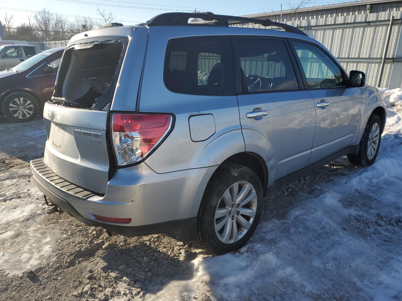 2013 Subaru Forester VIN JF2SHADC2DH433260 Copart auction photo, rear end damage thumbnail 3
