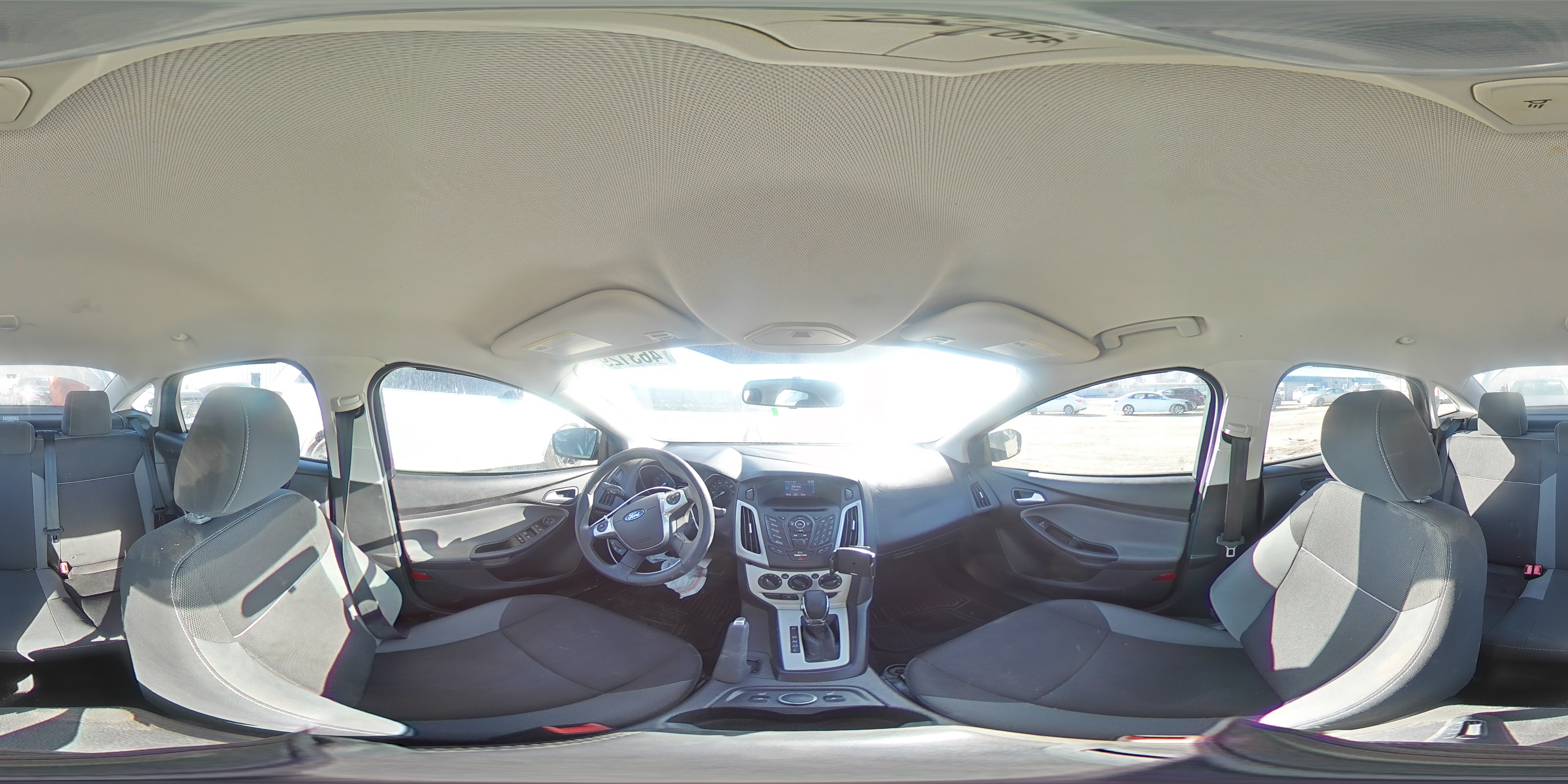 2014 Ford Focus VIN 1FADP3F24EL184135 Copart auction photo, front end damage thumbnail 13