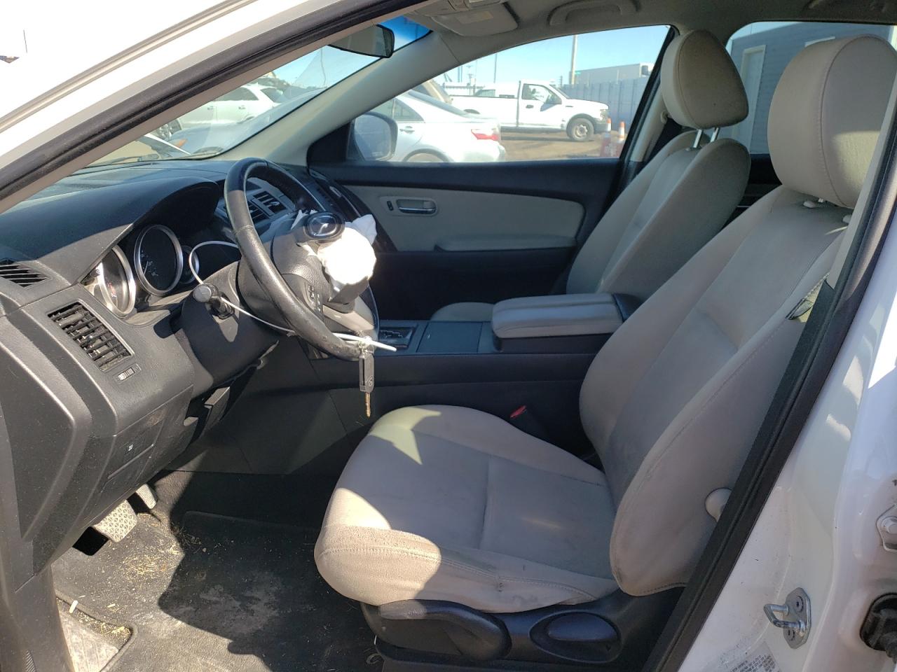 2013 Mazda CX-9 VIN JM3TB3BA5D0402186 Copart auction photo, front end / hail damage thumbnail 7