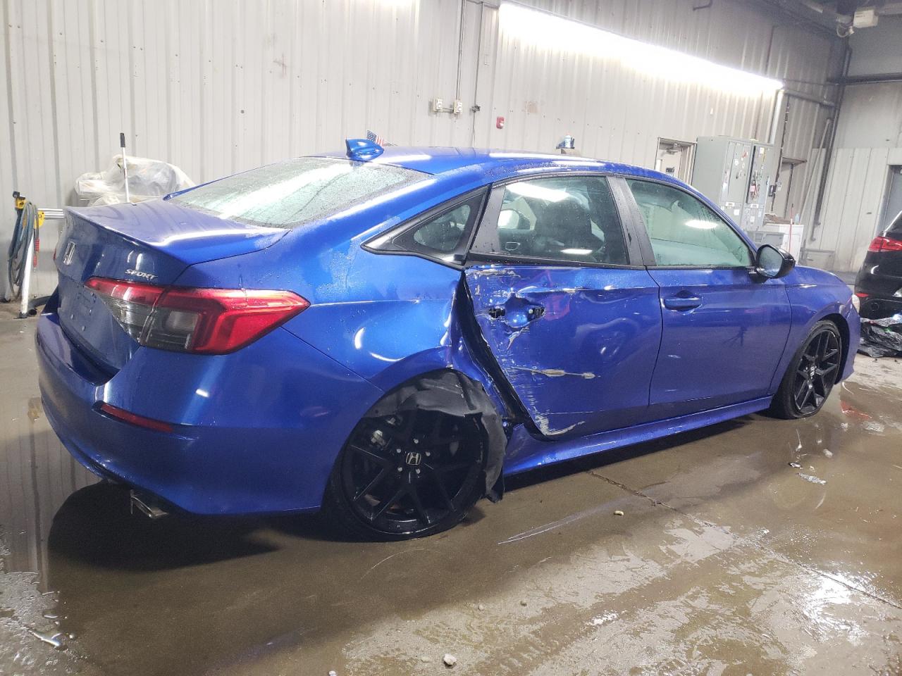 2024 Honda Civic VIN 2HGFE2F50RH587708 Copart auction photo, side / rear end damage thumbnail 3