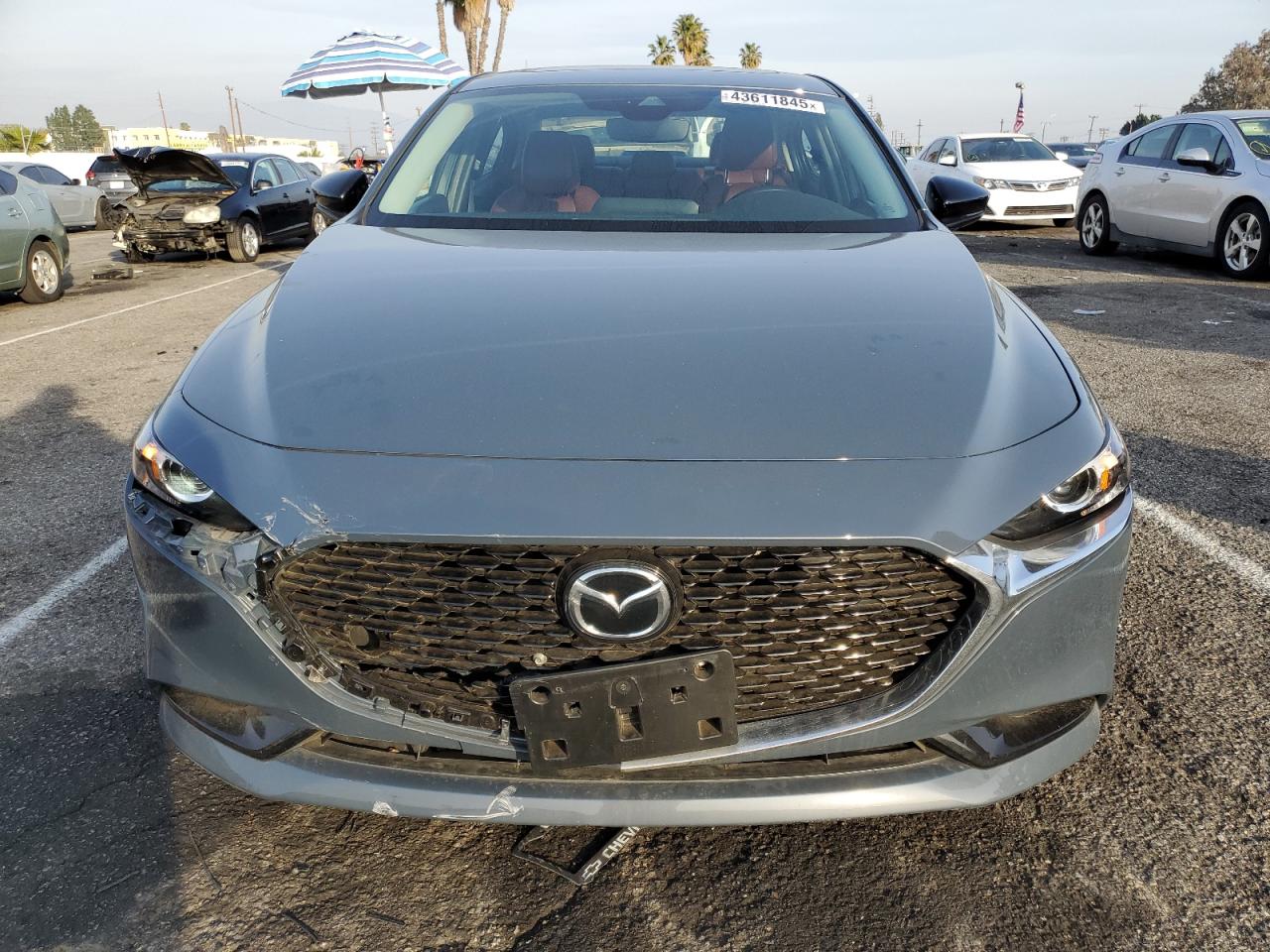 2023 Mazda 3 VIN 3MZBPBCMXPM377227 Copart auction photo, undercarriage / front end damage thumbnail 5