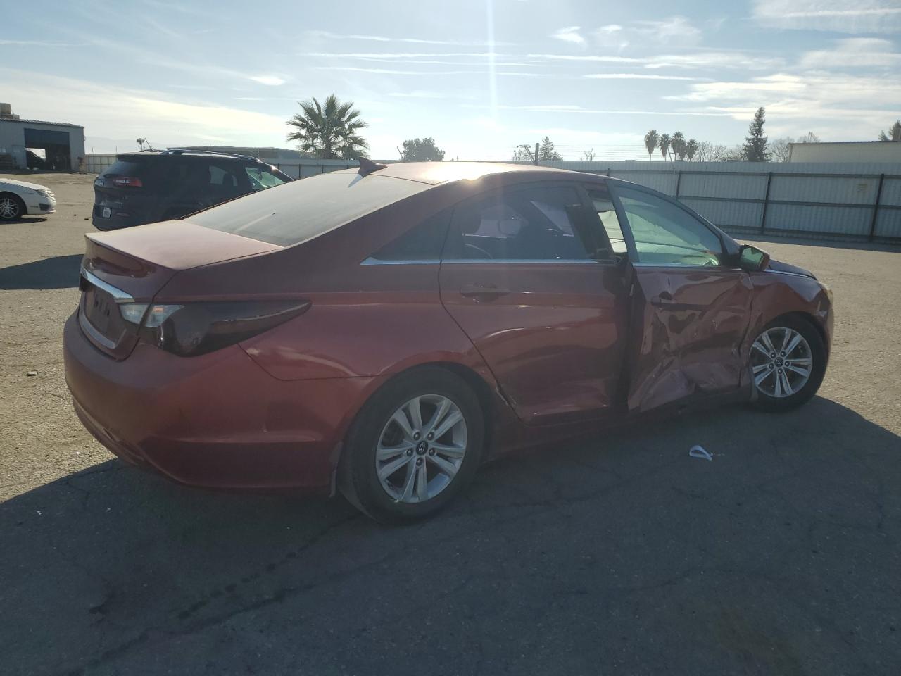2011 Hyundai Sonata VIN 5NPEB4AC0BH146324 Copart auction photo, side / front end damage thumbnail 3