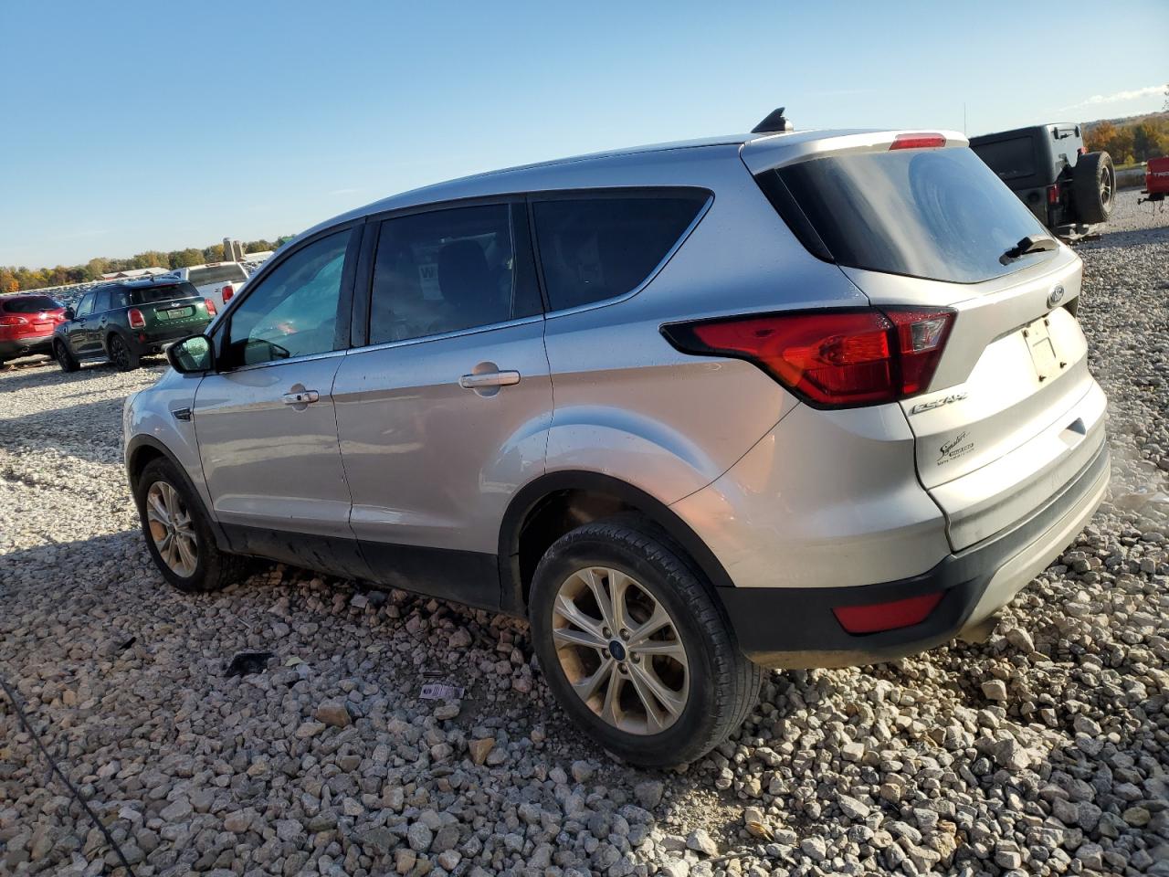 2019 Ford Escape VIN 1FMCU9G94KUB33717 Copart auction photo, side / front end damage thumbnail 2