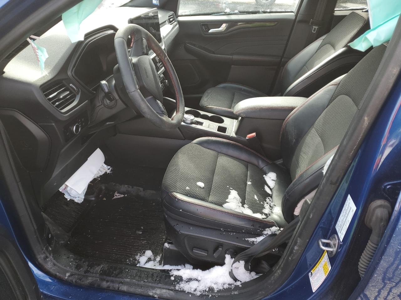 2023 Ford Escape VIN 1FMCU9MN6PUA72637 Copart auction photo, front end / side damage thumbnail 7