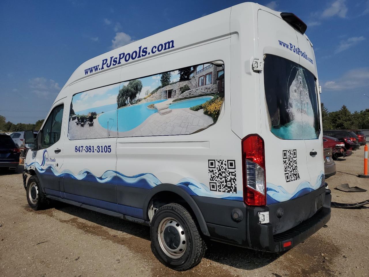 2020 Ford Transit VIN 1FTBR1X89LKB31467 Copart auction photo, front end damage thumbnail 2