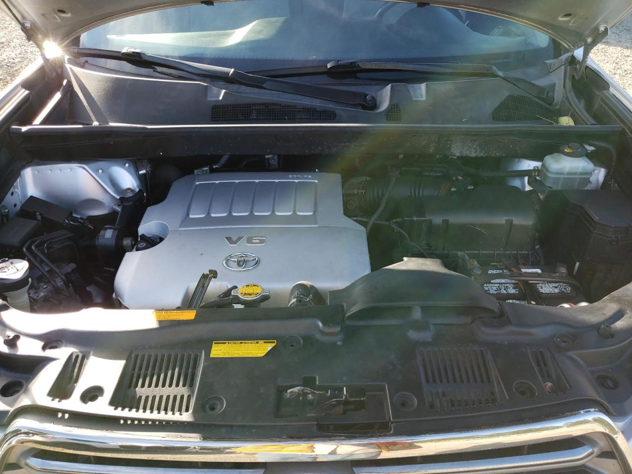 2008 Toyota Highlander VIN JTEES43A282079226 Copart auction photo, front end / side damage thumbnail 12