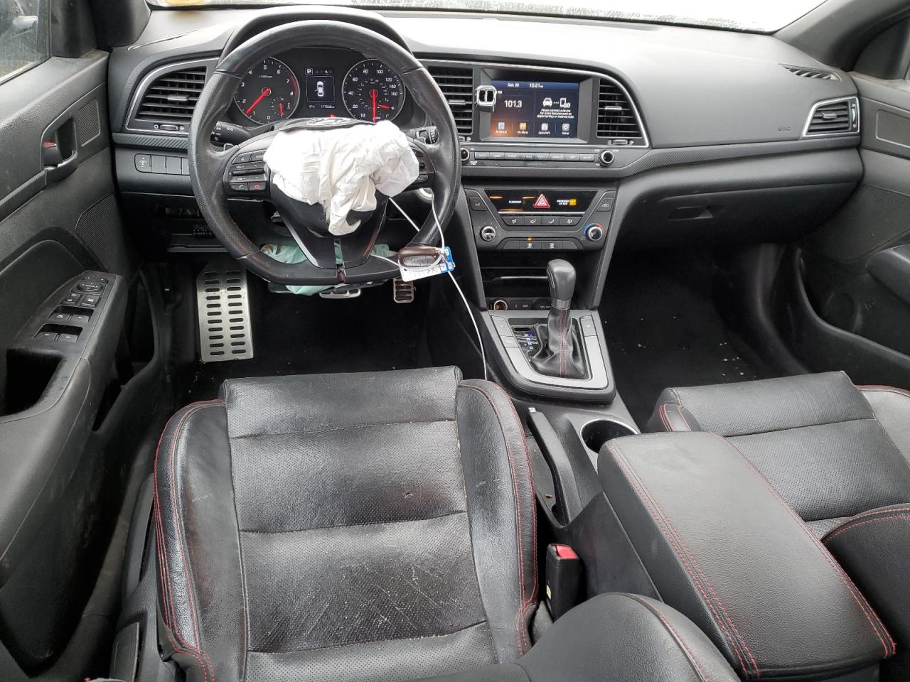2017 Hyundai Elantra VIN KMHD04LB3HU332567 Copart auction photo, front end damage thumbnail 8