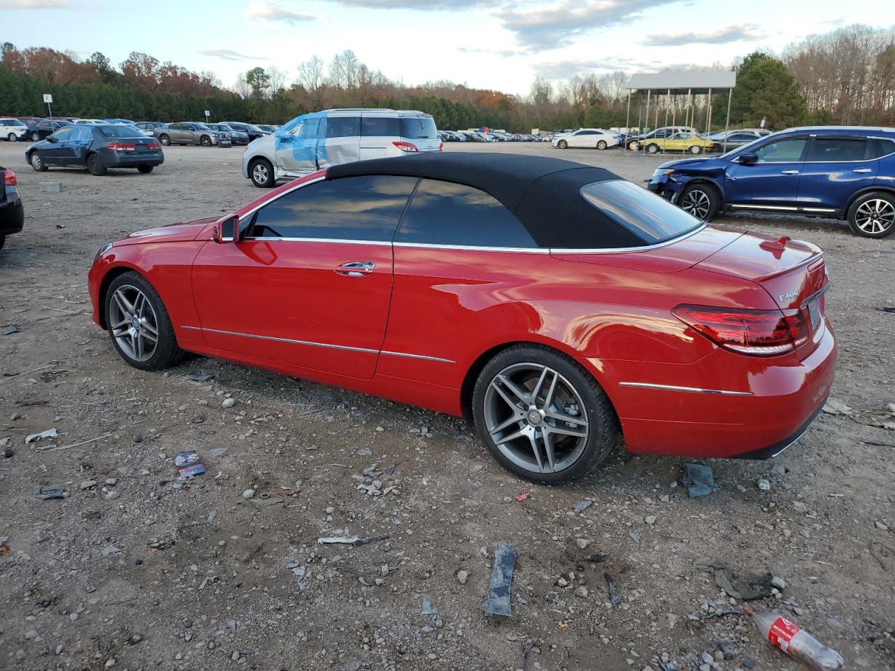 2015 Mercedes-Benz E-klasse VIN WDDKK6FF2FF302399 Copart auction photo, side damage thumbnail 2
