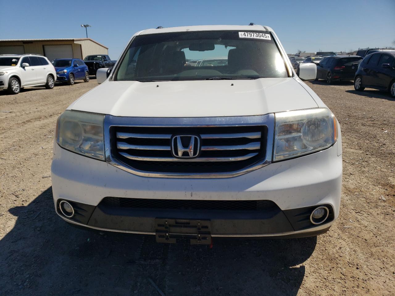 2013 Honda Pilot VIN 5FNYF4H56DB025162 Copart auction photo, rear end damage thumbnail 5