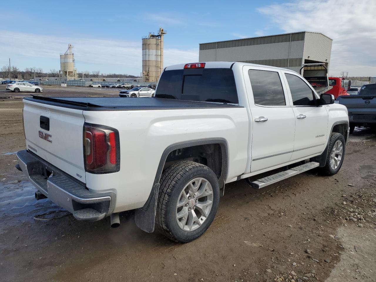 2018 GMC Sierra VIN 3GTU2NEJXJG408416 Copart auction photo, side damage thumbnail 3