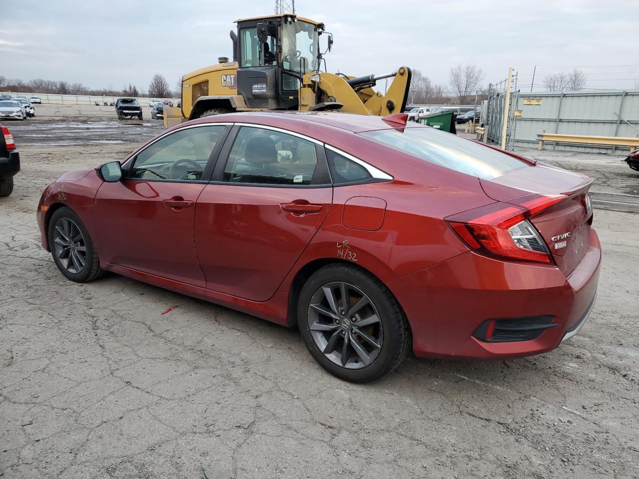 2019 Honda Civic VIN JHMFC1F77KX010383 Copart auction photo, all over damage thumbnail 2