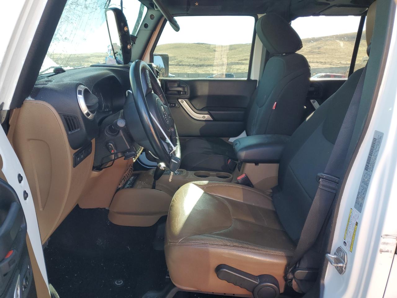 2017 Jeep Wrangler VIN 1C4BJWFG6HL506214 Copart auction photo, all over damage thumbnail 7