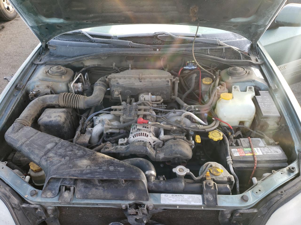 2001 Subaru Legacy VIN 4S3BH686217608348 Copart auction photo, side / undercarriage damage thumbnail 11