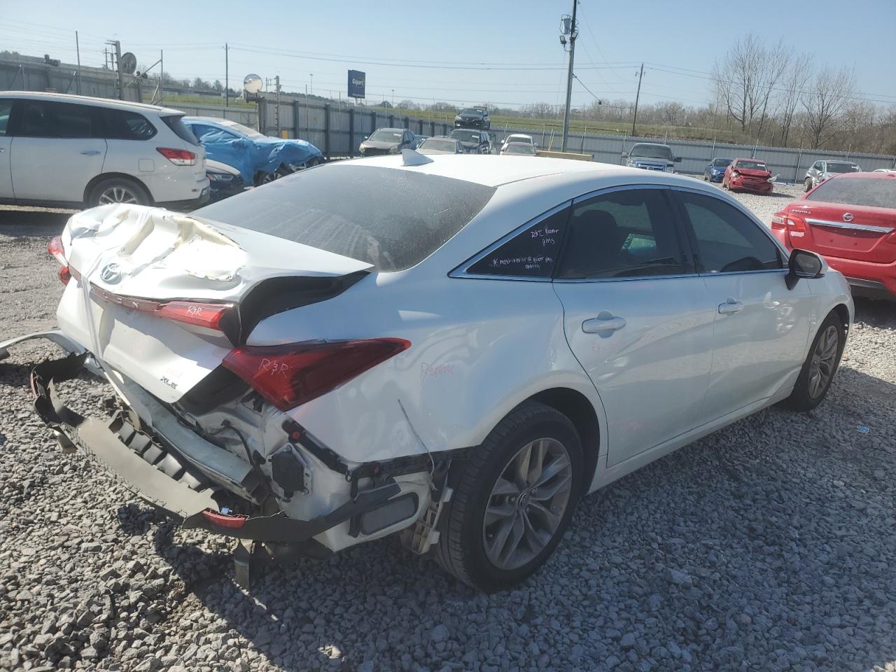 2020 Toyota Avalon VIN 4T1JZ1FB8LU053367 Copart auction photo, rear end damage thumbnail 3
