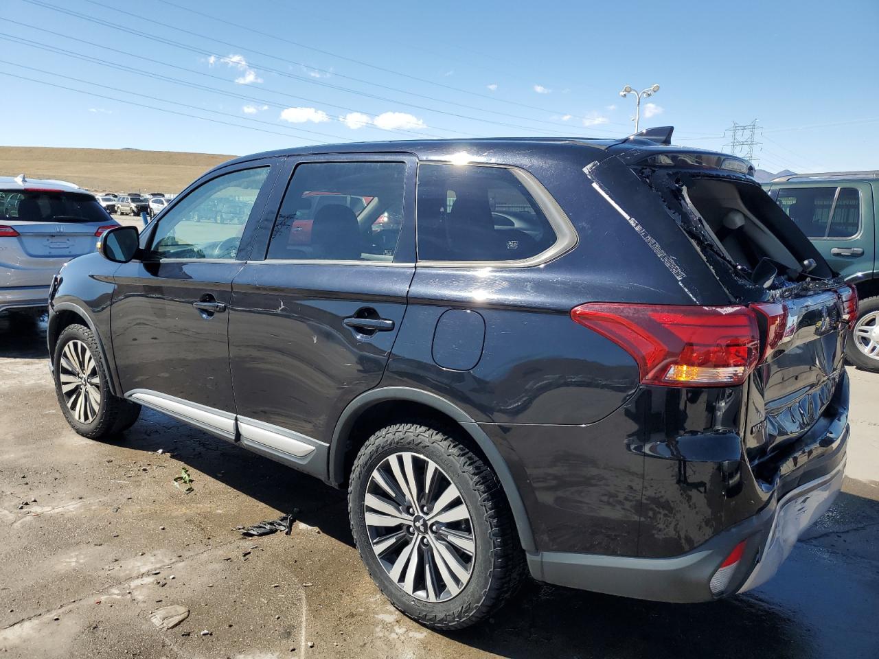 2019 Mitsubishi Outlander VIN JA4AD3A38KZ048373 Copart auction photo, rear end / hail damage thumbnail 2