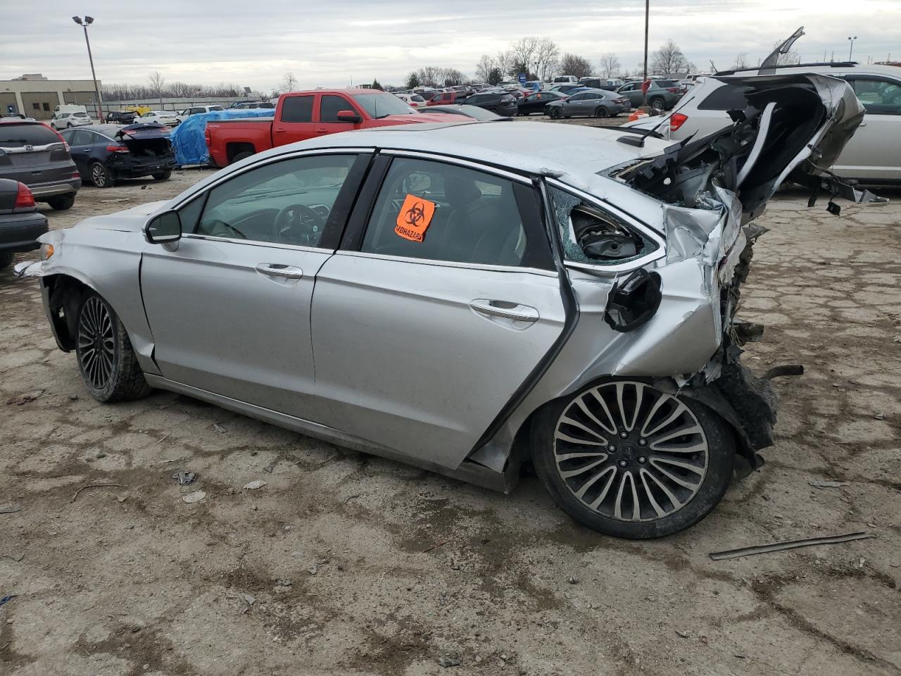 2017 Ford Fusion VIN 3FA6P0H93HR343878 Copart auction photo, all over / front end damage thumbnail 2