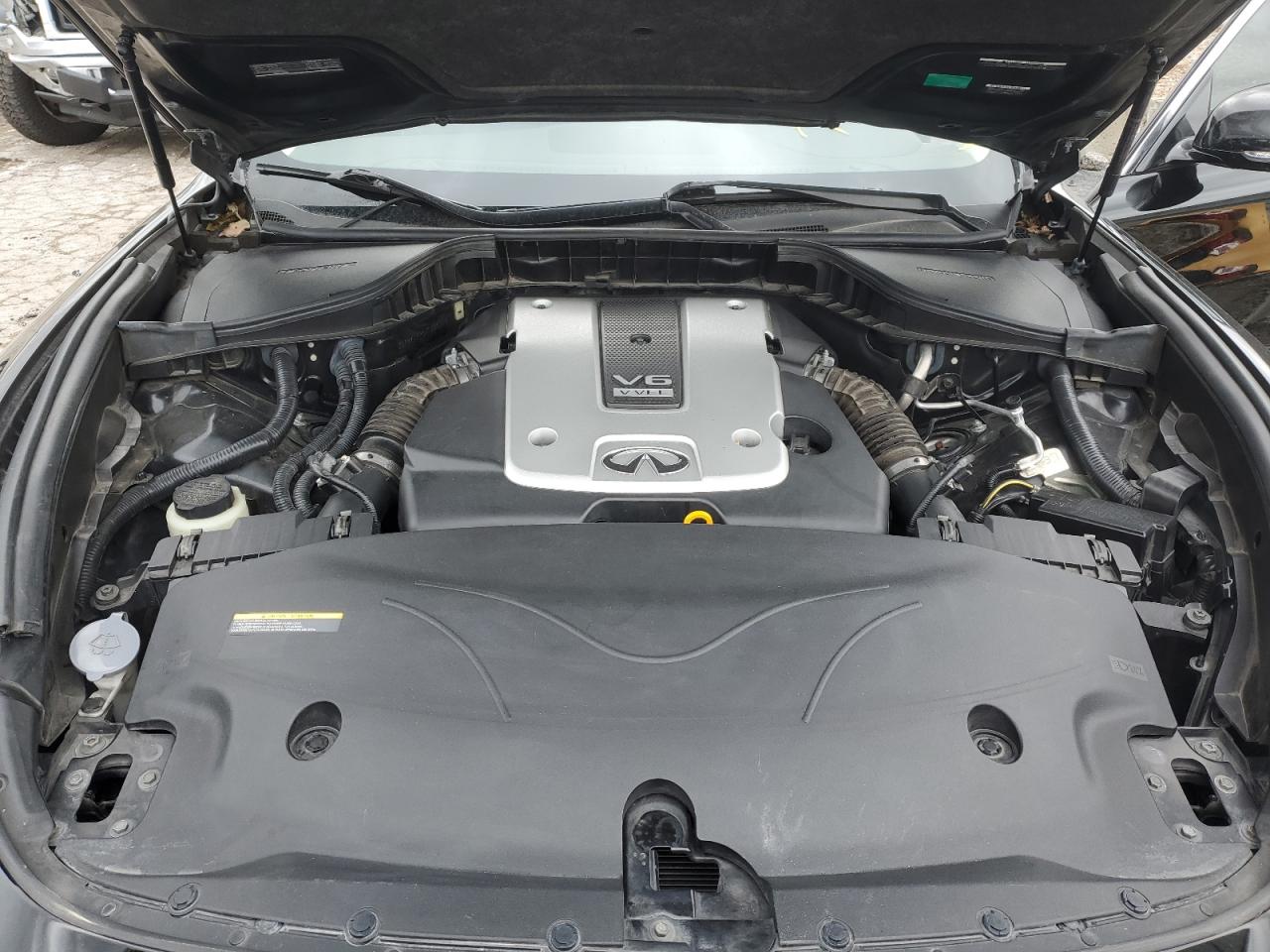 2018 Infiniti Q70 VIN JN1BY1PP0JM330583 Copart auction photo, front end / rear end damage thumbnail 11