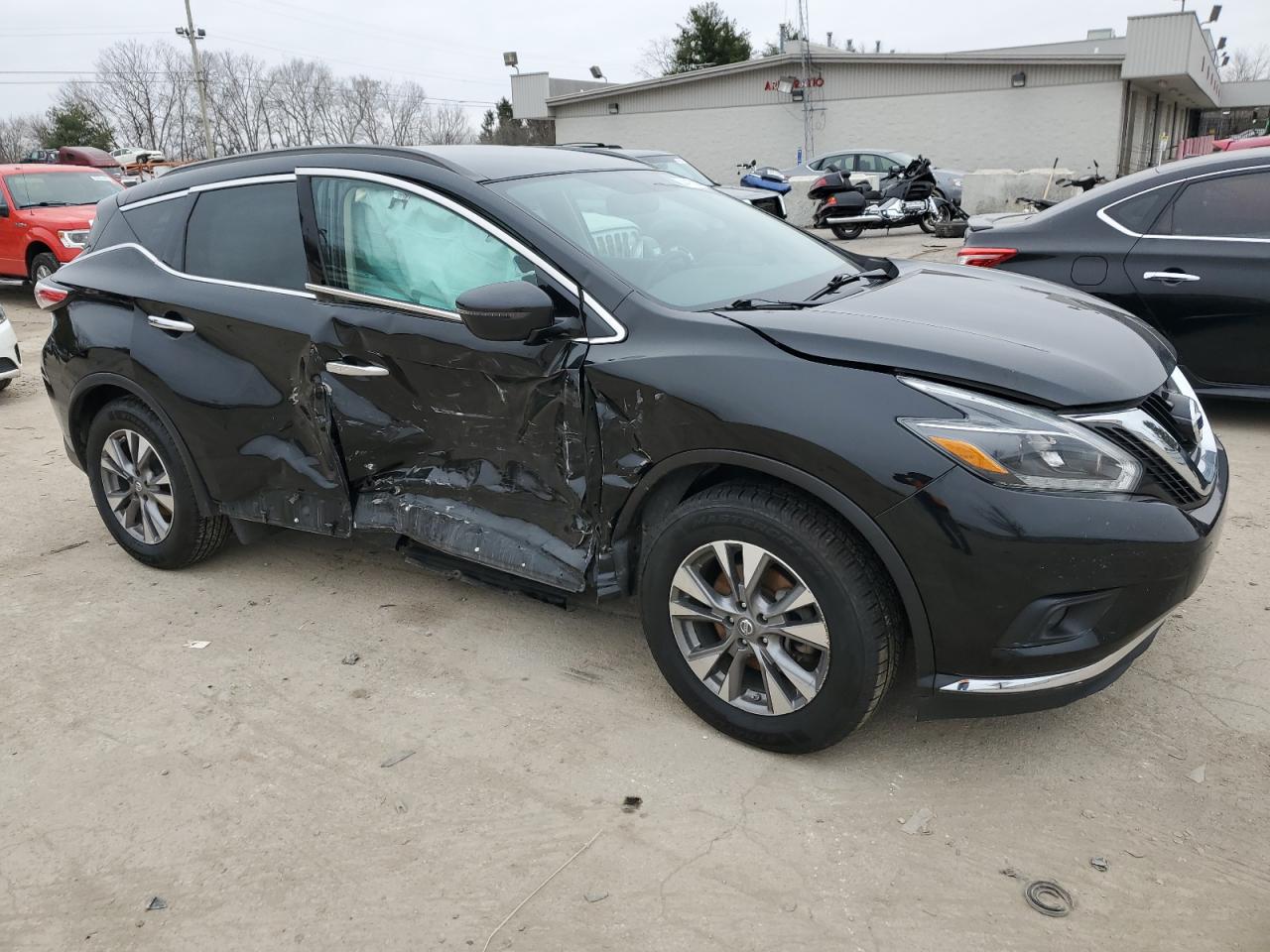 2018 Nissan Murano VIN 5N1AZ2MH6JN116907 Copart auction photo, all over damage thumbnail 4