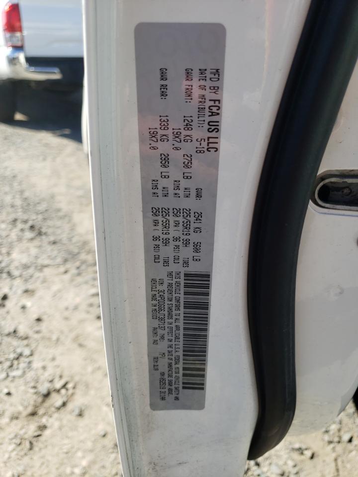 2018 Dodge Journey VIN 3C4PDDGG6JT387137 Copart auction photo, undercarriage damage thumbnail 13