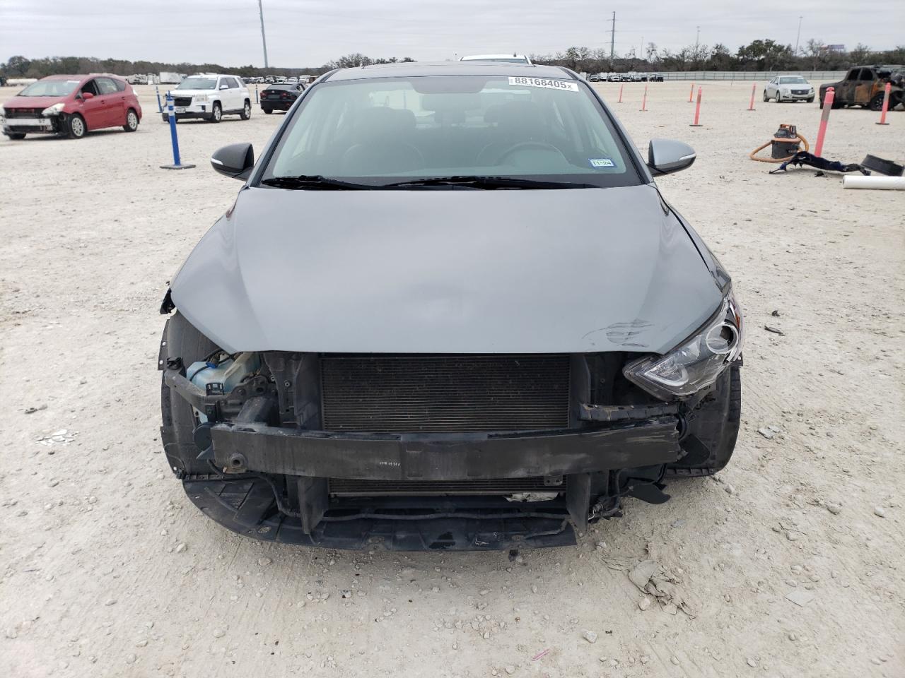 2017 Hyundai Elantra VIN KMHD84LF6HU210880 Copart auction photo, front end / minor dent/scratches damage thumbnail 5