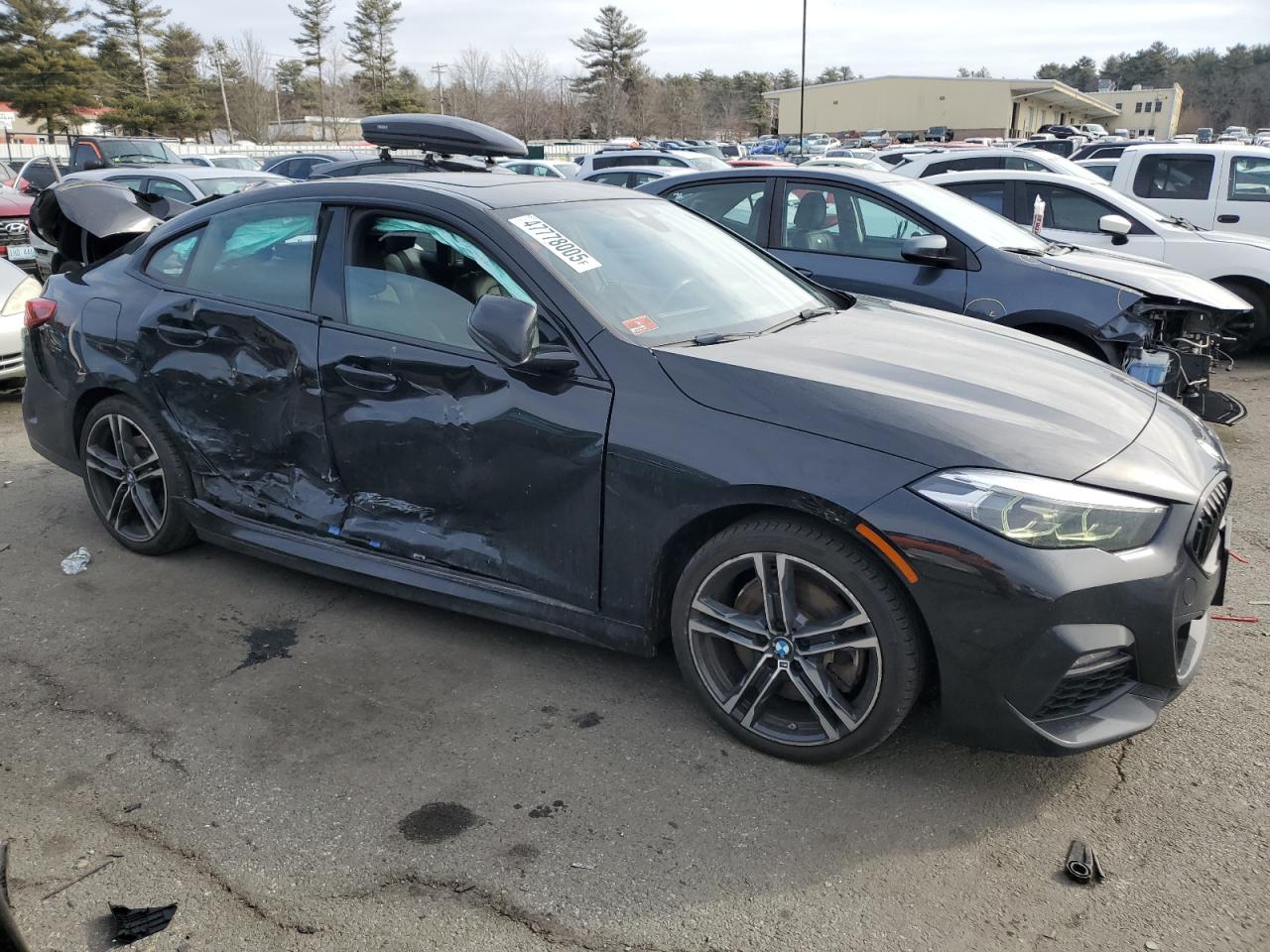 2022 BMW 2er VIN WBA73AK04N7K29799 Copart auction photo, rear end / side damage thumbnail 4