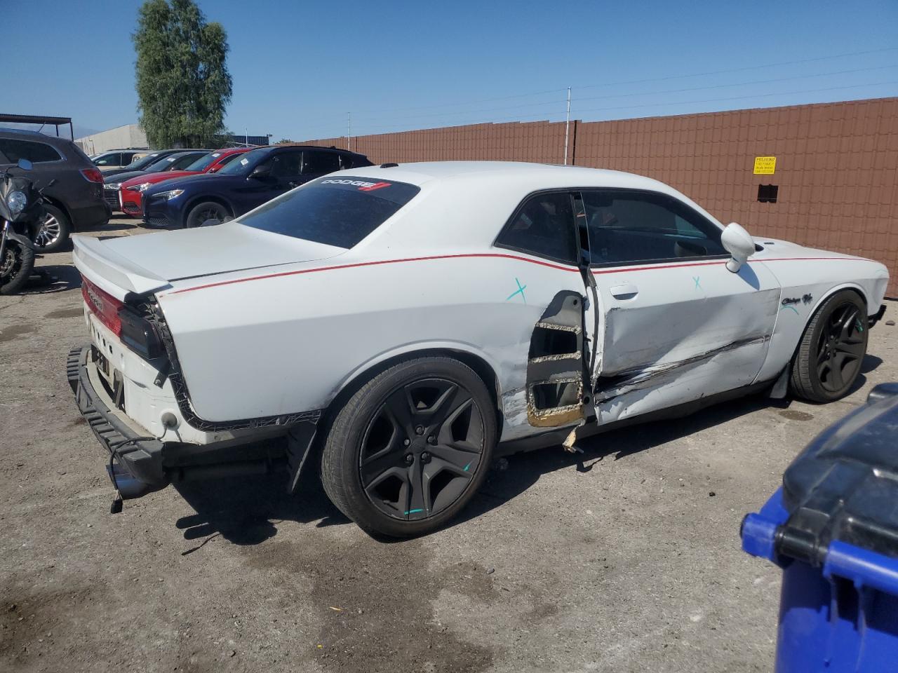 2013 Dodge Challenger VIN 2C3CDYBTXDH557141 Copart auction photo, all over damage thumbnail 3