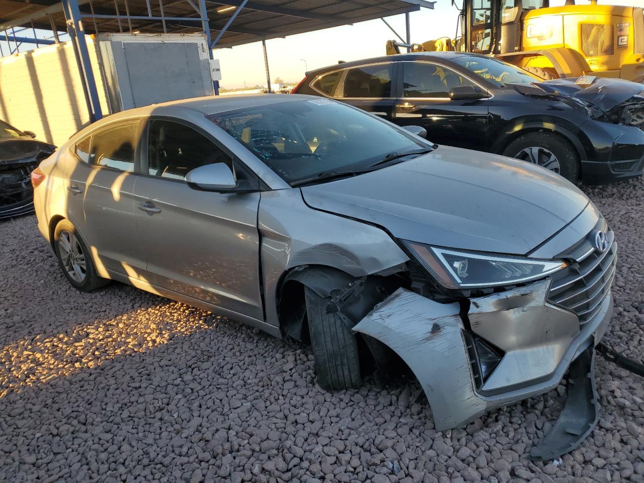 2020 Hyundai Elantra VIN 5NPD84LFXLH549987 Copart auction photo, front end damage thumbnail 4
