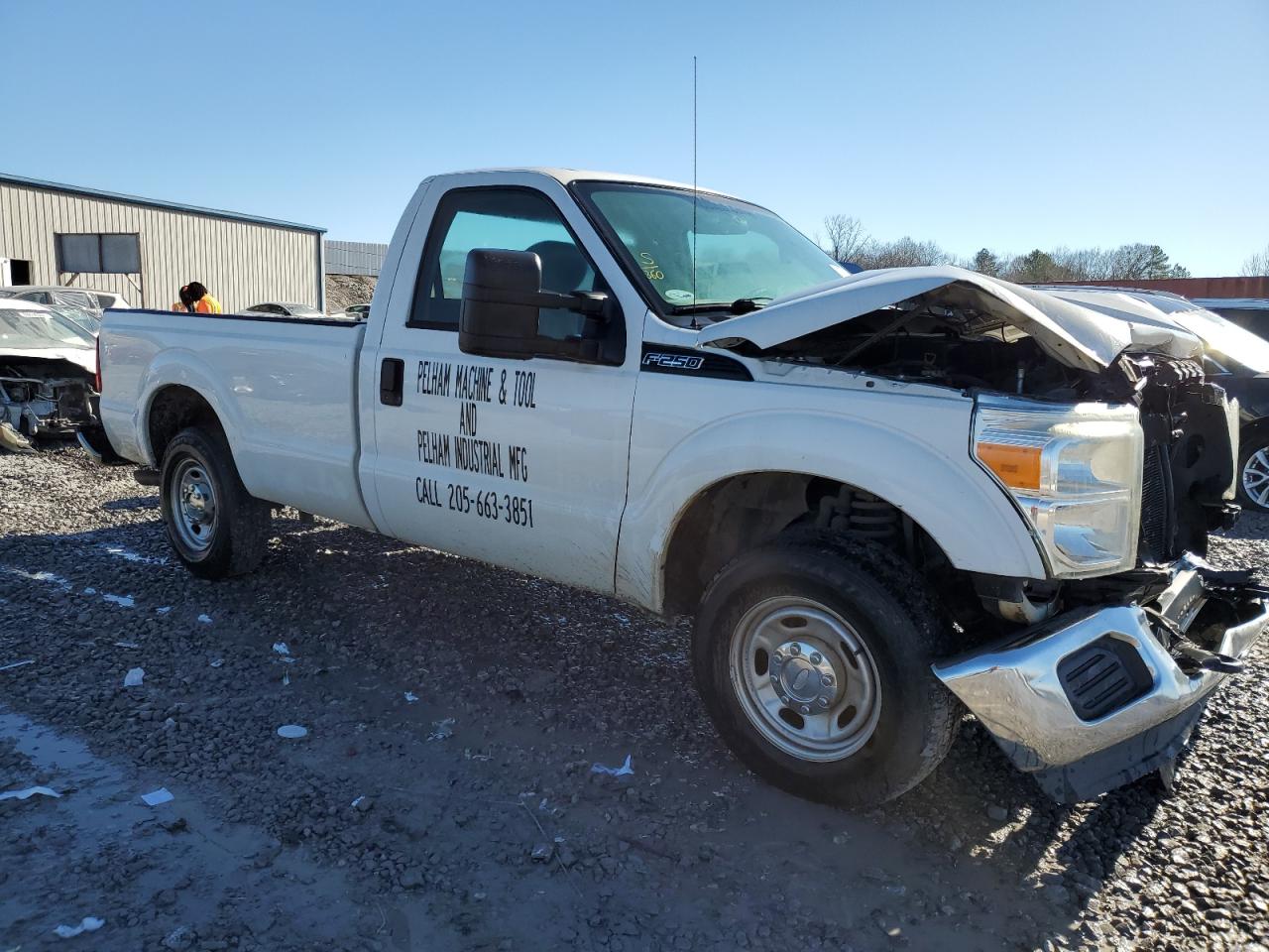 2012 Ford F250 VIN 1FTBF2A62CEB65027 Copart auction photo, front end damage thumbnail 4