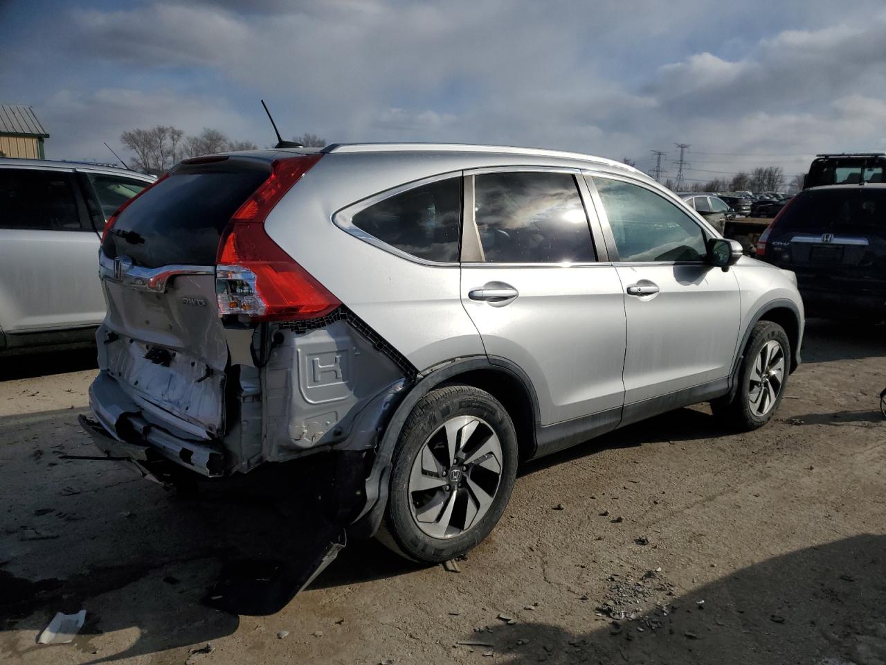 2016 Honda CR-V VIN 5J6RM4H94GL082596 Copart auction photo, rear end damage thumbnail 3
