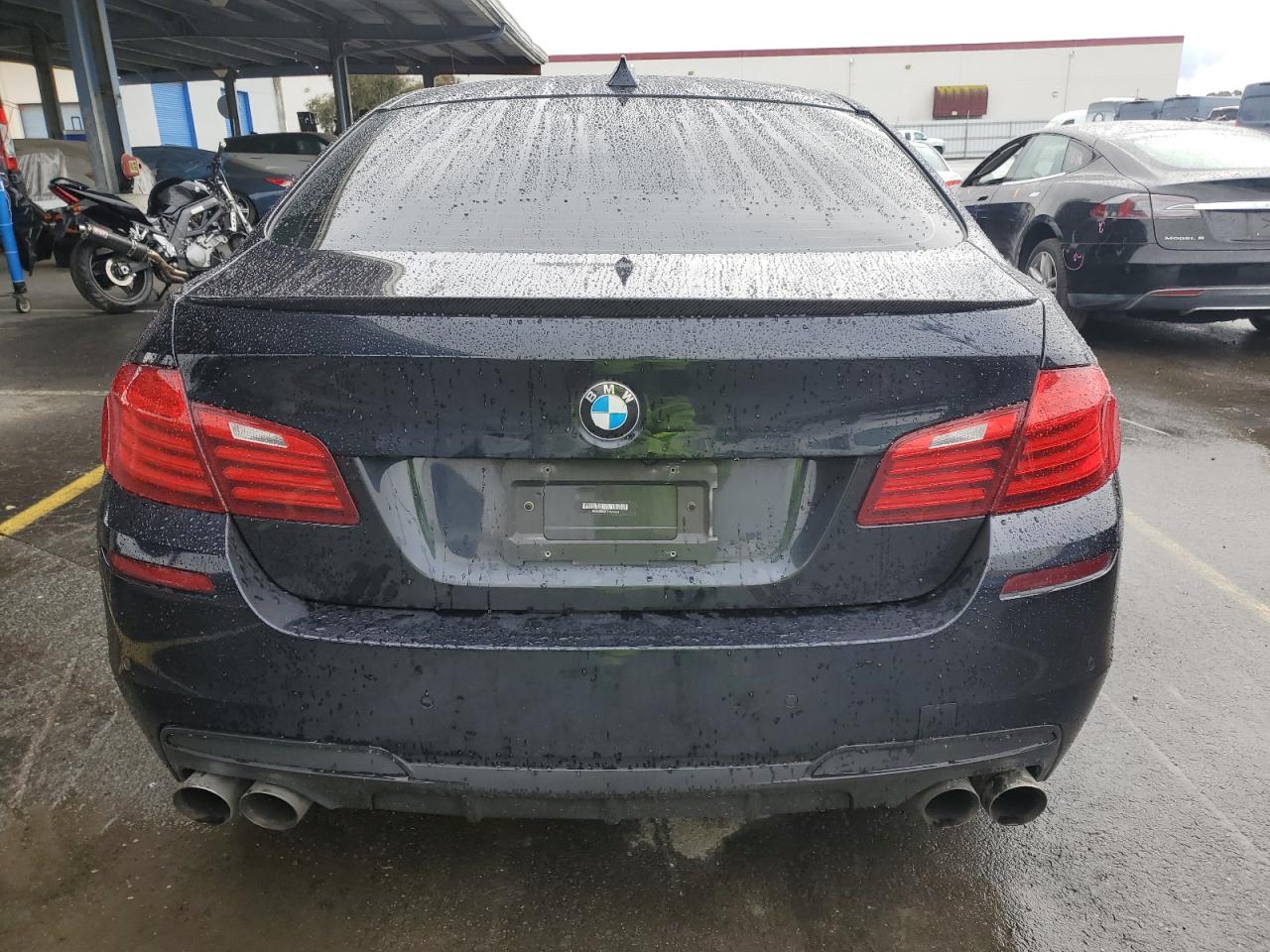 2014 BMW 5er VIN WBAKN9C57ED681034 Copart auction photo, front end damage thumbnail 6