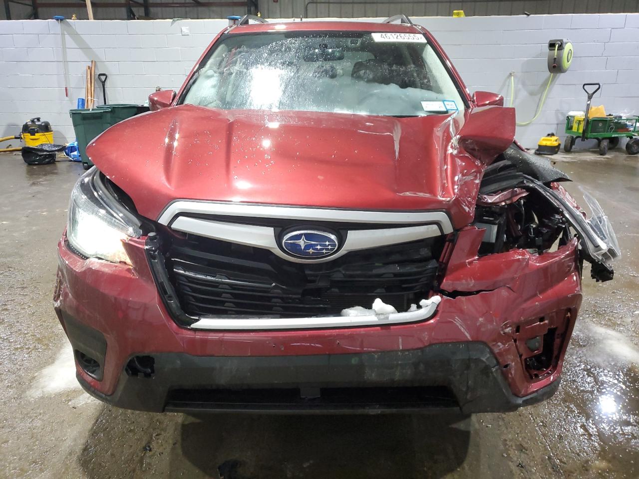 2020 Subaru Forester VIN JF2SKAJC3LH603727 Copart auction photo, front end / side damage thumbnail 5