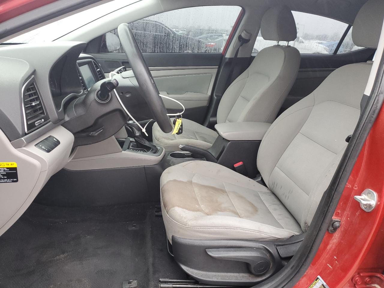 2017 Hyundai Elantra VIN 5NPD84LF8HH156965 Copart auction photo, undercarriage damage thumbnail 7