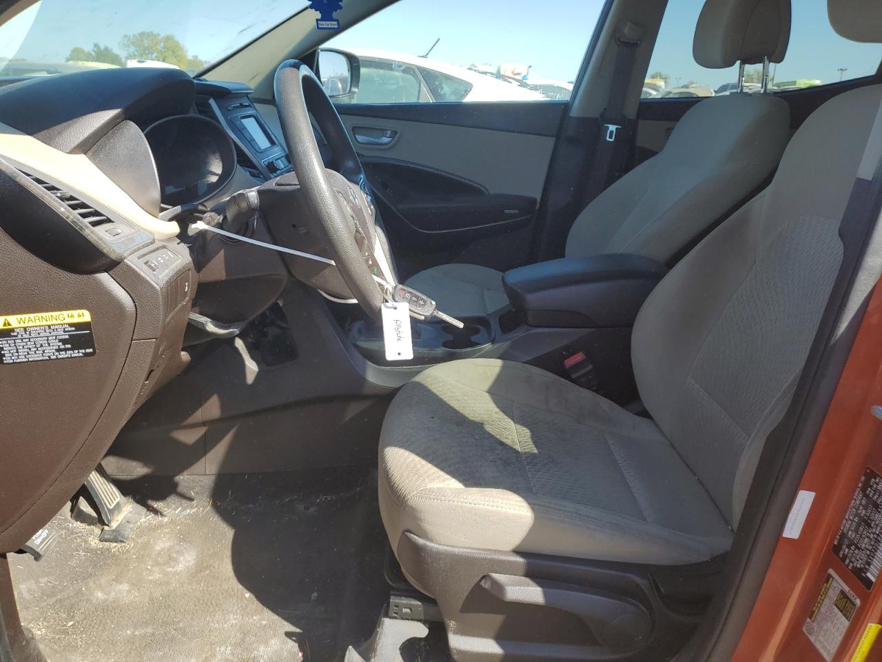2018 Hyundai Santa Fe VIN 5XYZTDLB4JG506817 Copart auction photo, front end / minor dent/scratches damage thumbnail 7