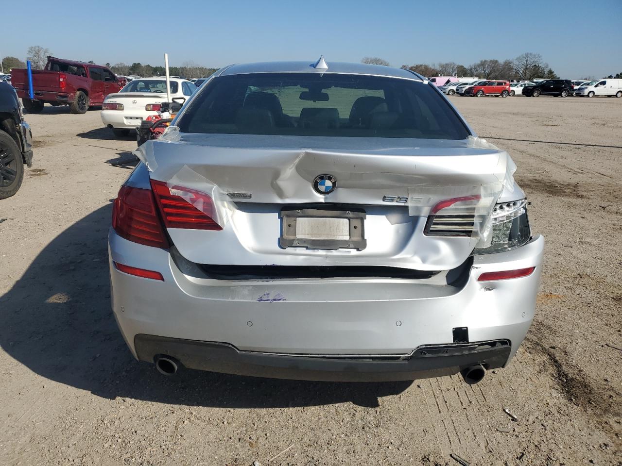2014 BMW 5er VIN WBA5B3C50ED538414 Copart auction photo, rear end damage thumbnail 6