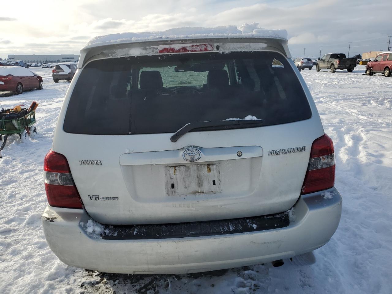 2007 Toyota Highlander VIN JTEEP21A170224727 Copart auction photo, front end / side damage thumbnail 6