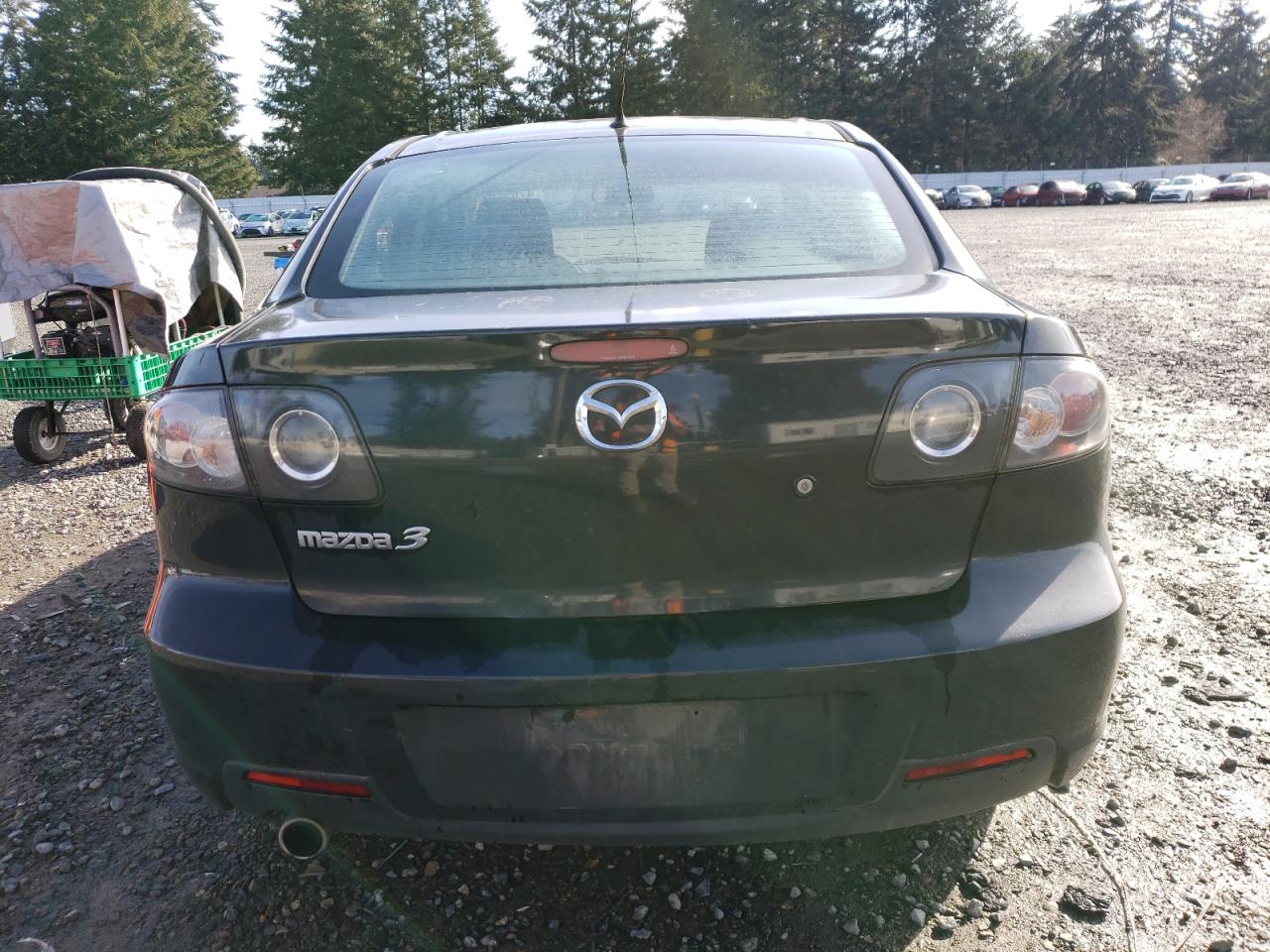 2008 Mazda 3 VIN JM1BK32F981872141 Copart auction photo, side damage thumbnail 6