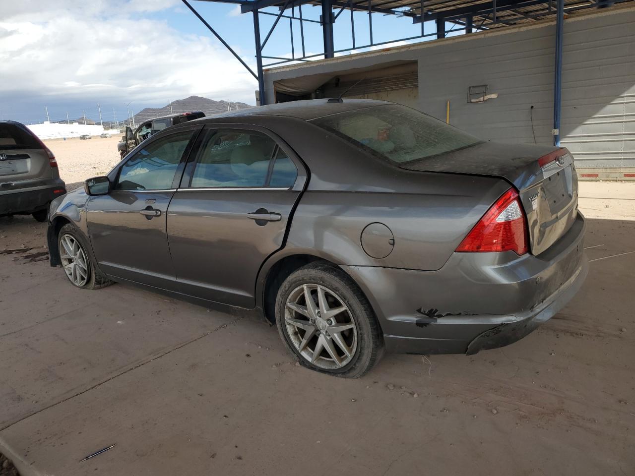 2012 Ford Fusion VIN 3FAHP0JG2CR189044 Copart auction photo, side damage thumbnail 2