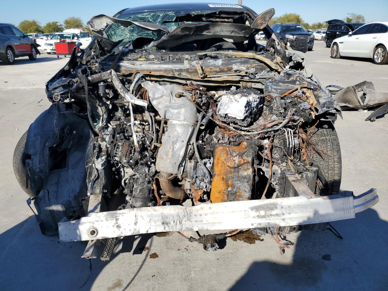 2015 Mercedes-Benz CLA-klasse VIN WDDSJ4EB6FN190251 Copart auction photo, burn / front end damage thumbnail 5