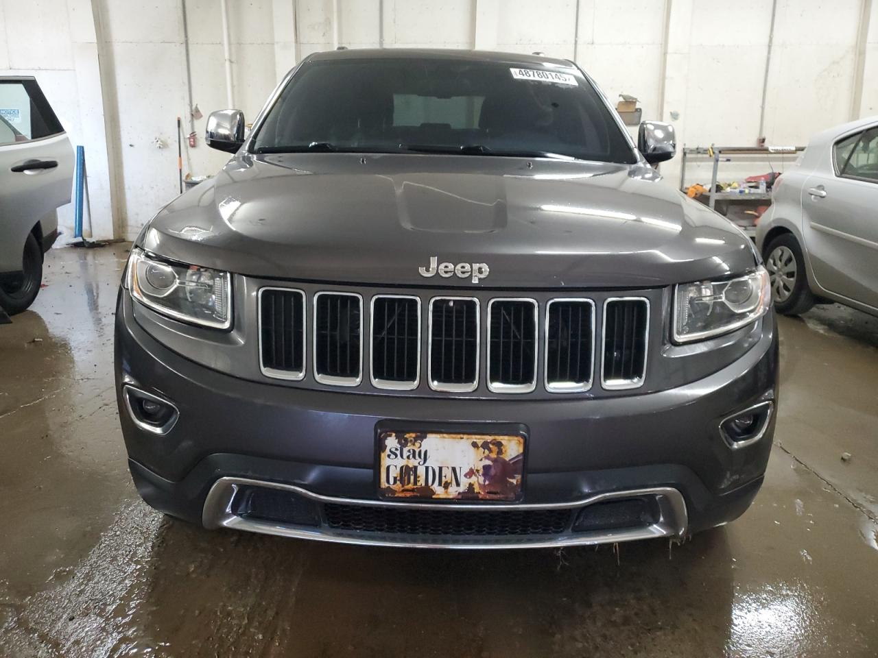 2015 Jeep Grand Cherokee VIN 1C4RJFBG2FC646326 Copart auction photo, front end / side damage thumbnail 5