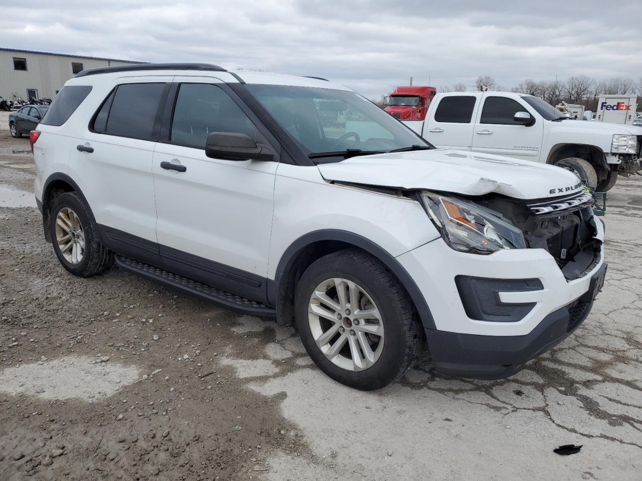 2016 Ford Explorer VIN 1FM5K7B80GGA17082 Copart auction photo, front end damage thumbnail 4