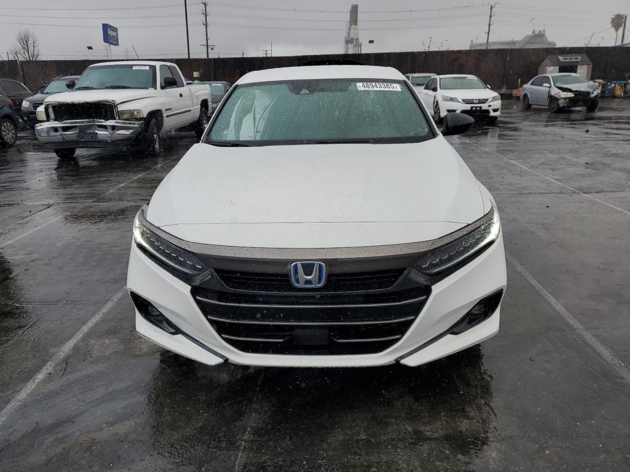 2022 Honda Accord VIN 1HGCV3F20NA047637 Copart auction photo, side damage thumbnail 5