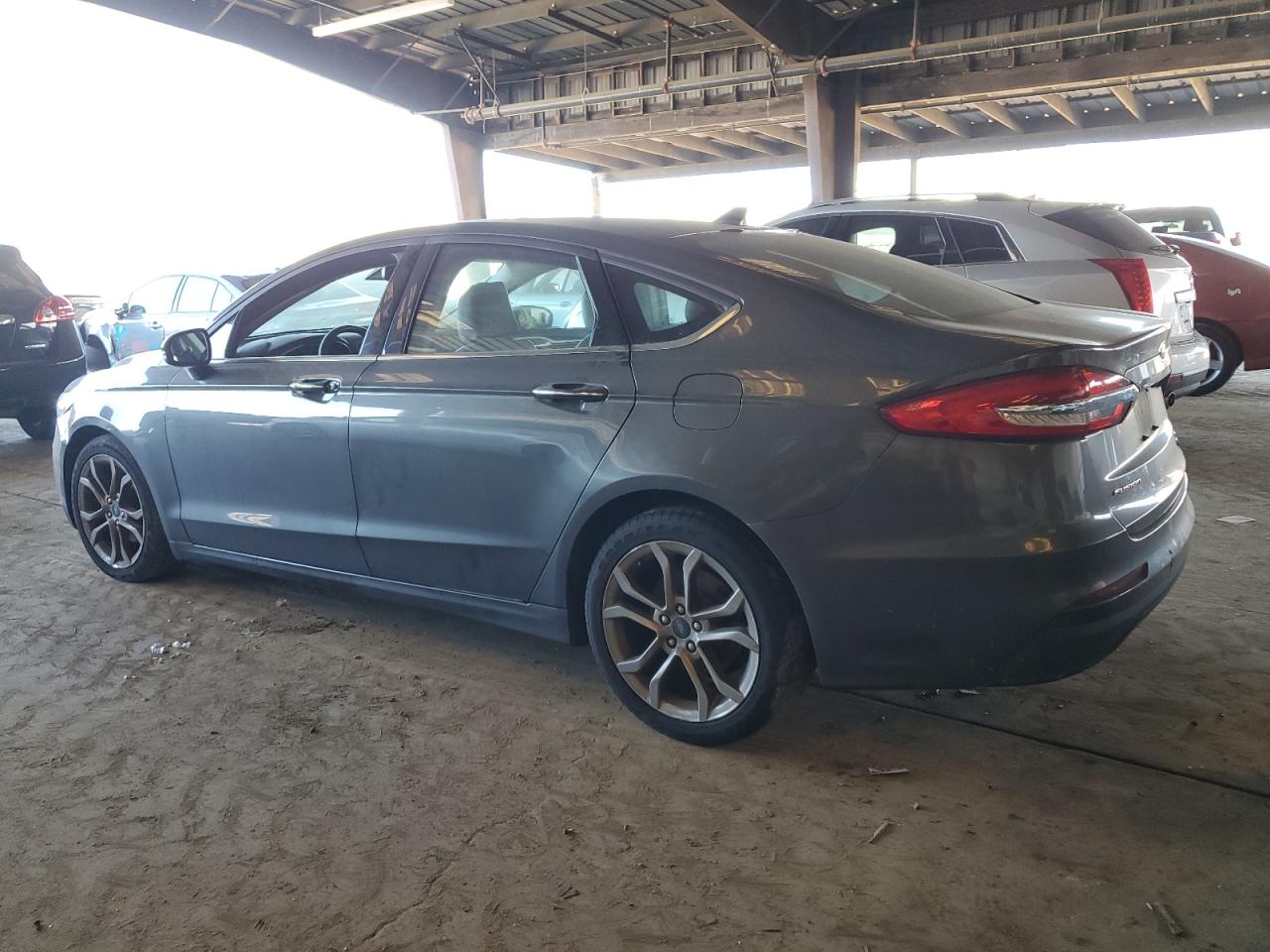 2020 Ford Fusion VIN 3FA6P0CDXLR114179 Copart auction photo, mechanical / front end damage thumbnail 2