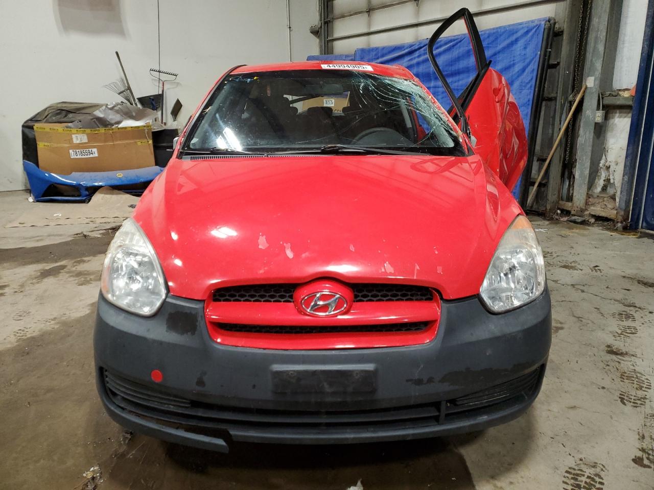2009 Hyundai Accent VIN KMHCN35C09U142899 Copart auction photo, rollover damage thumbnail 5