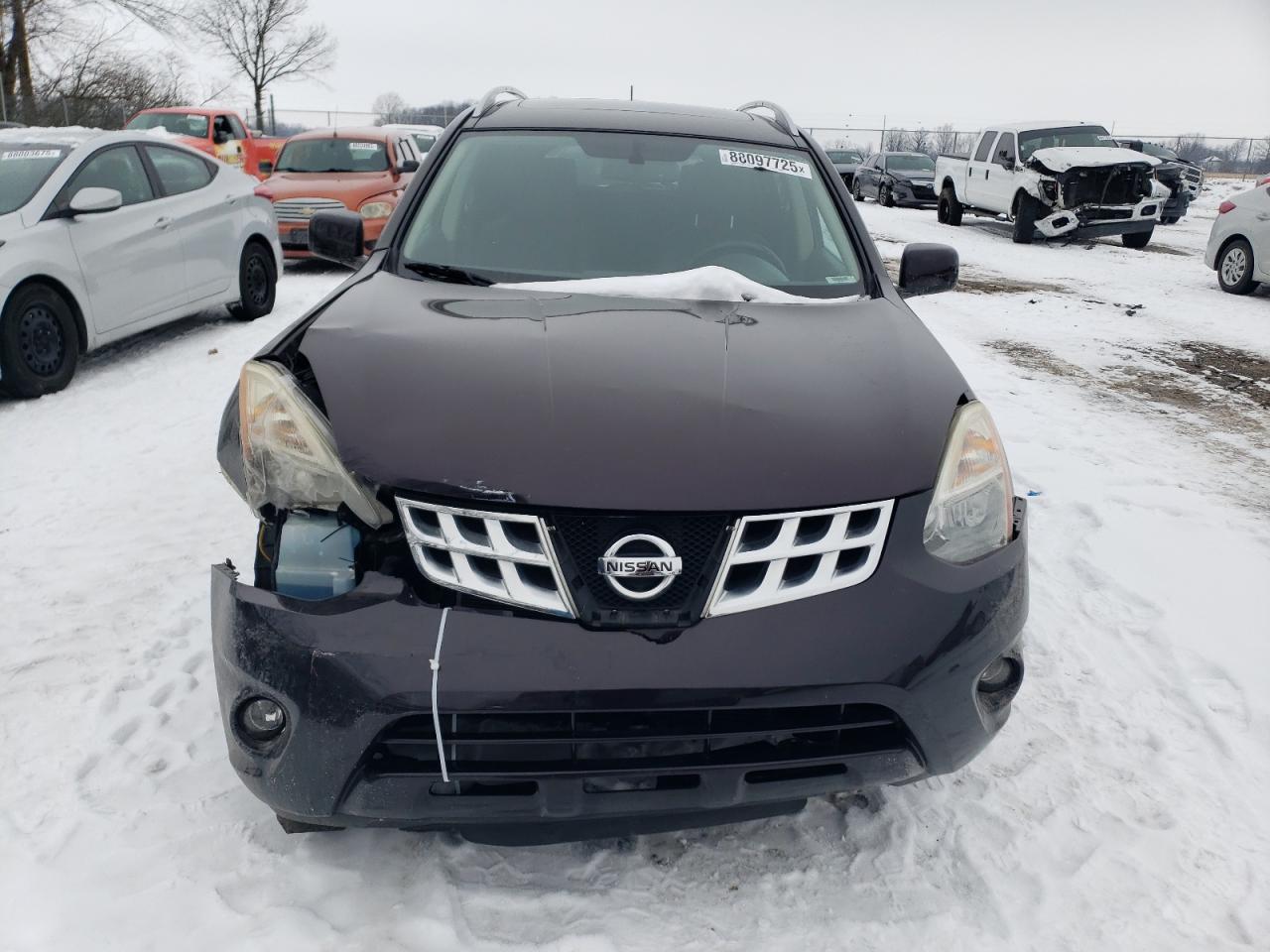 2011 Nissan Rogue VIN JN8AS5MV0BW293548 Copart auction photo, front end / minor dent/scratches damage thumbnail 5